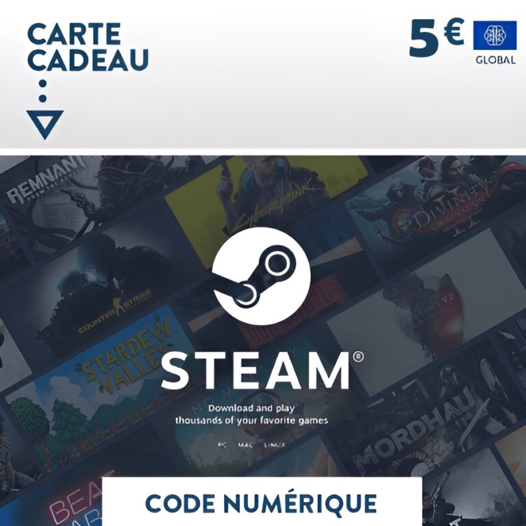 cartes steam 5 euro
