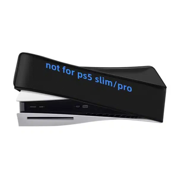 Housse Anti-Poussière pour PS5 – Wigearss, Tissu Oxford 1680D, Antirayures et Imperméable – Non Compatible PS5 Slim / Pro