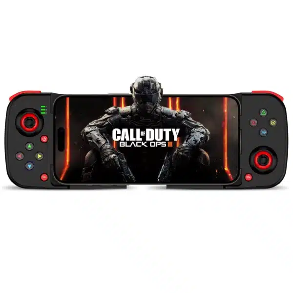 Manette de Jeu Sans Fil – Joso, iPhone/Android, Compatible Coques, Sans Écran – Pour Cloud Gaming et PS Remote Play-Noir