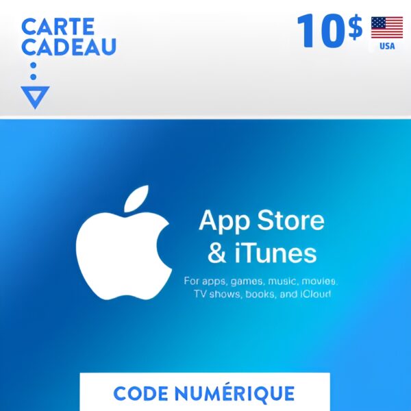 Cartes itunes 10 usd