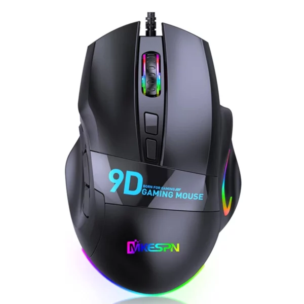 Souris Gamer Filaire USB – RGB, DPI 6 Niveaux, Boutons Programmables – PC / Laptop